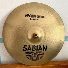 Raro Sabian HH Serie Sound Control Crash 16" martellato a mano