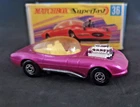 Matchbox Lesney Superfast No. 36 Draguar In Metallic Pink with WINDOW Original