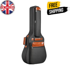 41” Acoustic Guitar Bag Padded Waterproof Gig Case Backpack Heavy Duty