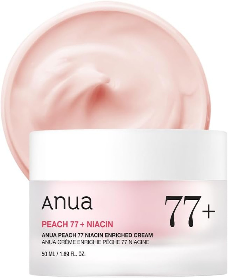 Crème Anua Peach 77% Niacin solution anti-teint terne et déshydraté