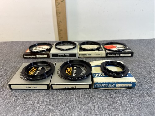 Lot Of Vintage Camera Stepping Rings/Step up Rings | eBay