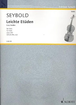 Arthur Seybold | Leichte Etuden Vla. | Buch | Schott Music | EAN 9790001102230