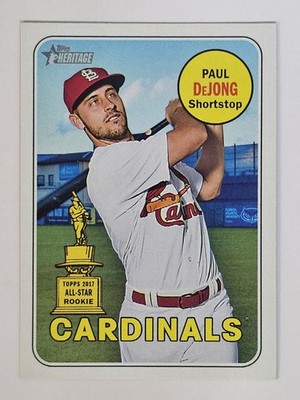2018 Topps Heritage #320 Paul DeJong St. Louis Cardinals