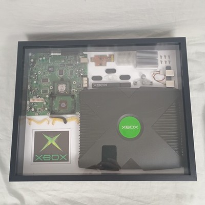 Microsoft Xbox OG Console Wall Art Unique Tech Gift Teardown Lrg 3d Disassembled
