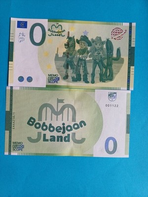 0 Euroschein Bobbejan Land Belgien  EAAA258/1