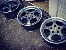 Porsche Gemballa le mans Wheels Square Set 9x18 Et52  With PS4 Tyres