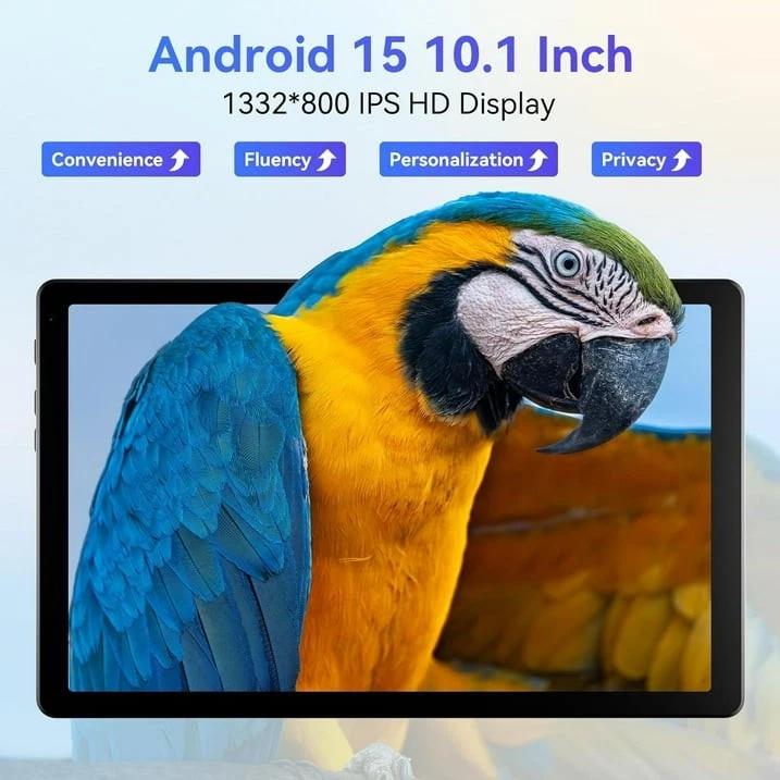Android 15 Tablet 16GB RAM 32GB ROM (1TB TF) 10 inch 5GWiFi 5000mah Dual Camera - Image 2 of 4