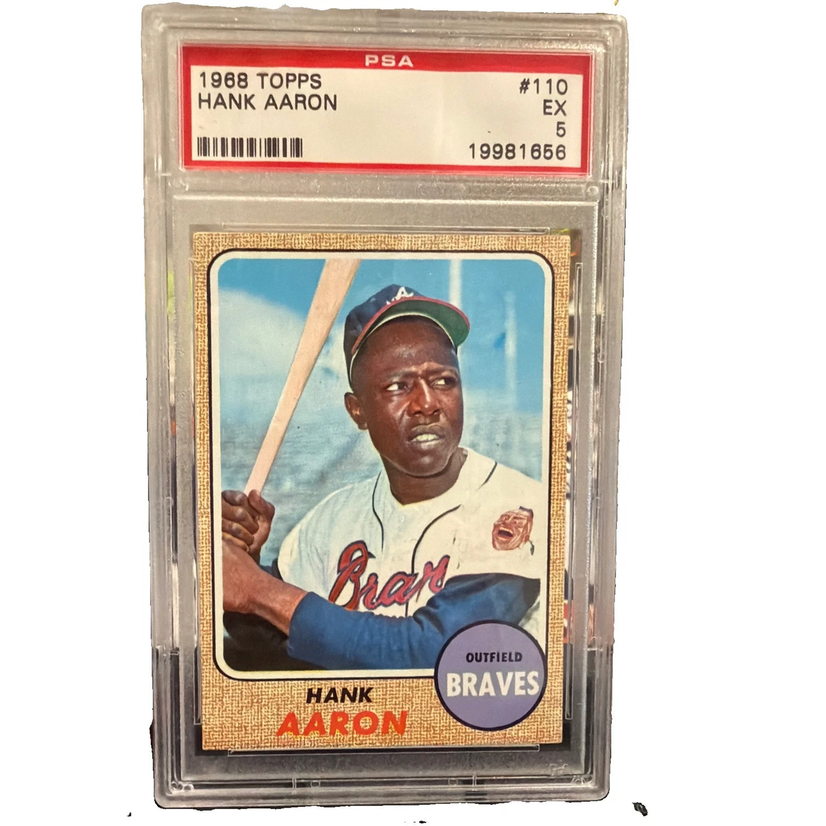 Hank Aaron 5 Graded Baseball Sports Trading Cards & Accessories