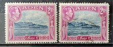 ADEN-britannique-1939-lot 2 timbres neuf et oblitéré   YT # 25