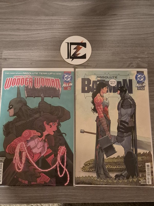 Absolute Wonder Woman #15 & Absolute Batman #16 1st Prints!! First Meeting! Key!
