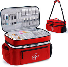 Travel Medicine Bag Organizer, Medical Bag Empty, Pill Bottle Organizer for Home