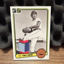 2017 Panini Donruss Retro 1983 Materials Fergie Jenkins RM-FJ Black /10 Rangers