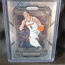 Panini 2022-23 Prizm Christian Braun Rookie #223 Denver Nuggets NBA