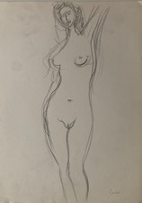 ROBERT CALIX (1919-2008) ORIGINAL WORK SIGNED NUDE SCENE (10)