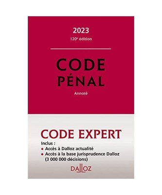 Code Dalloz Expert. Codes pénal et procédure pénale 2023: 2 volumes avec Code