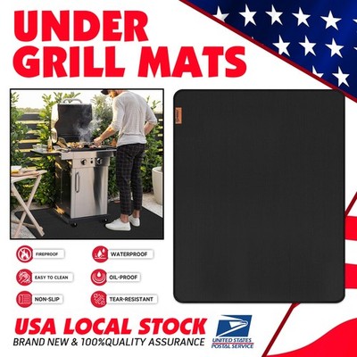 48''x60'' Fireplace Fire Resistant Mat Non-Slip Fire Retardant Floor Protector Mat