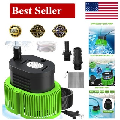 Durable Above Ground Pool Pump with 25ft Cord   Efficient Water Removal Solution