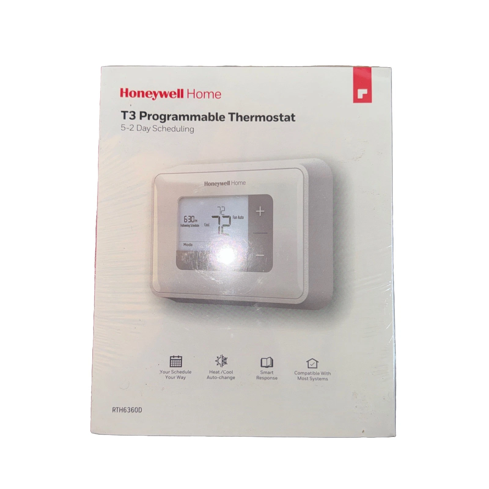 Honeywell Home T3 Programmable Thermostat RTH636D1002 New SEALED