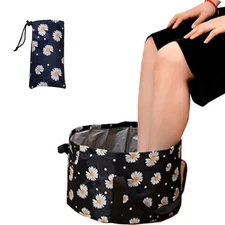 Collapsible Foot Bath Basin Portable Travel Tub for Soaking Feet Multifunctional