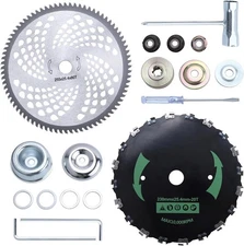 Finderomend 9" x 20T Chainsaw Tooth Cutter,10" x 80T Carbide Tip Brush... 