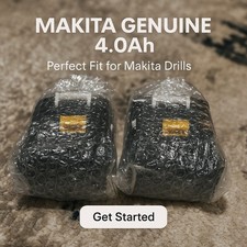 Makita BL1840B-2 18V LTX Lithium-Ion 4Ah Battery - 2 Pack