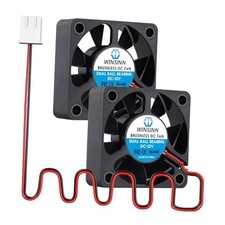 DC 50mm Fan 5015 Dual Ball Bearing Brushless Cooling 50x15mm 2PIN Pack of 12V