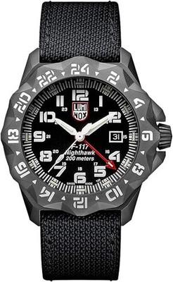 LUMINOX F-117 Nighthawk Men's XA.6421 Pilot Watch in Black 44mm