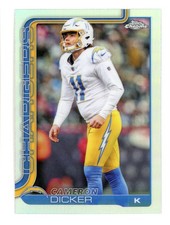 2025 Topps Chrome Refractor Cameron Dicker #162