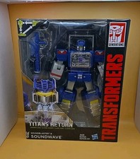Hasbro Transformers Generations Titans Return Soundwave & Soundblaster Action