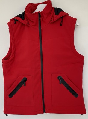 Macseis Techwise Weste Jacke L Damen Gefüttert Rot Kapuze