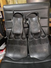 ScubaPro Jet Fin Flippers Medium Unisex Made in USA Diving Snorkeling Black
