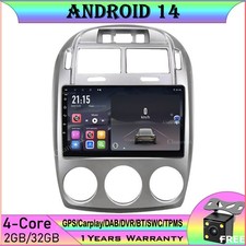 9 Android 14 Car Stereo Gps Sat Sat Nav Carplay Bt Dab Wifi For Kia Cerato 2005-2006