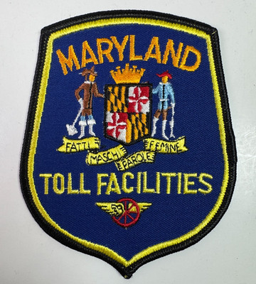 Maryland Toll Facilities MD Winged Wheel Patch A9