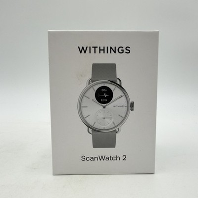 Withings ScanWatch 2 Hybrid Smart Watch Heart Rate, Fitness & Sleep Tracker 38mm