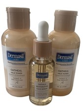 Dermasil Oatmeal Milk Toner  Oatmilk Restorative Face Serum Skin Care Set
