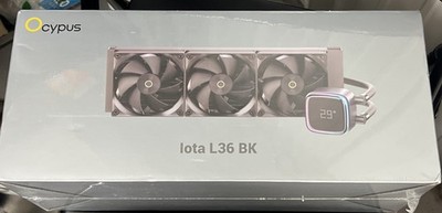 Ocypus Iota L36 BK AIO CPU Cooler Liquid 360mm w/ Temp Digital Display *NEW*