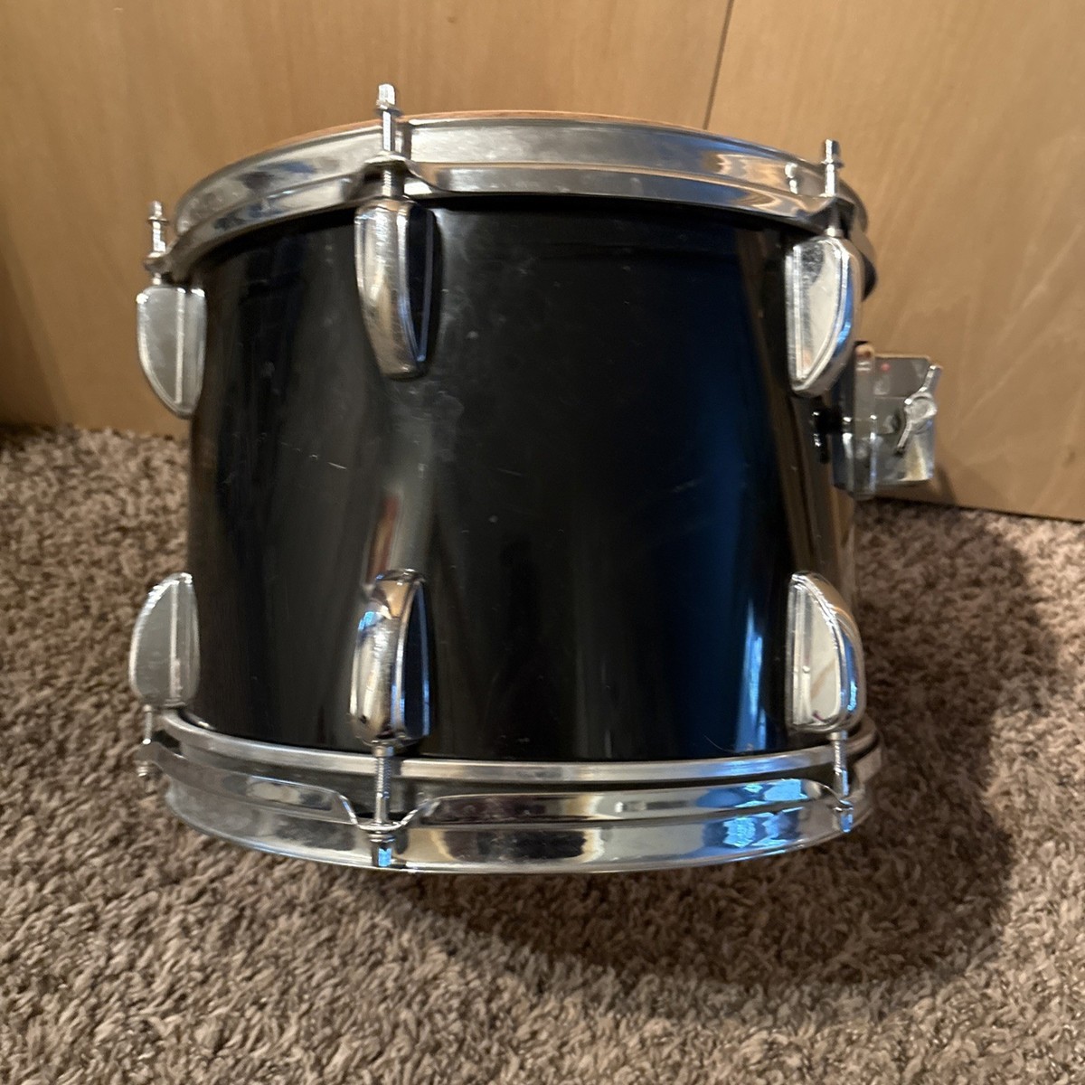 ｔａｍａ☆彡❤️ Swing star Tama Rack Tom drum Taiwan Black 12 In Wide 10 In Deep