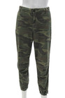 Sundry Unisex Green Camo Cotton Jogger Pants Button Closure Size 29 — photo 1