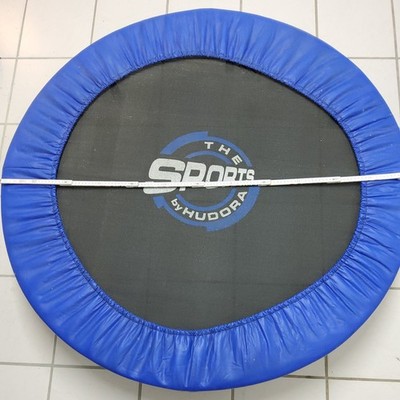 Hudora Trampolin Blau/schwarz, rund, 125 cm Durchmesser,Höhe ca 24 cm, neuwertig