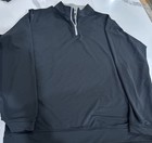 Peter Millar Golf Perth Quarter Zip Active Performance Pullover Black Men's XXL