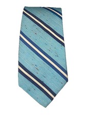 Bonobos Striped Blue White (Splatter) Men Necktie SilkBlend Hand Made In The USA