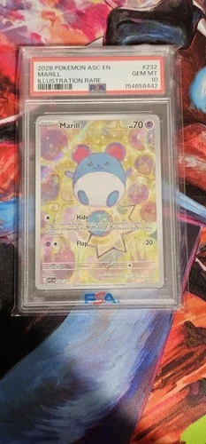 2026 POKEMON ASC EN-ASCENDED HEROES ILLUSTRATION RARE #232 MARILL PSA 10