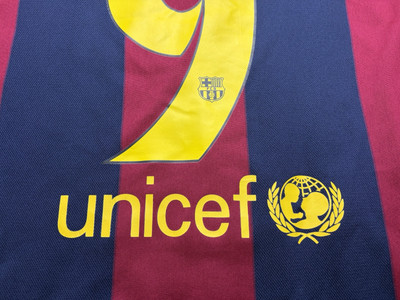 2014 2015 Fc Barcelona Suarez Jersey Medium M Nike Shirt Kit Home