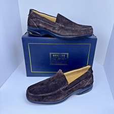 Mocasines de gamuza marrón copa dorada Sperry Top-Sider para hombre 10M #0840561