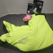 Gore Bike Wear Windstopper Thermo Overshoes Black Neon Yellow XXL 13.5  - 15