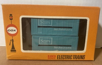 Cox Sears Shipping Containers - Set Of Two - New In The Original Box- Ultra Rare
