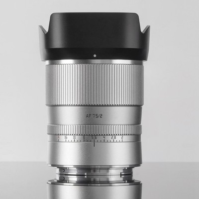 TTArtisan 75mm F2.0 Full Frame auto focus Portrait Lens for Sony FE E A9 Camera