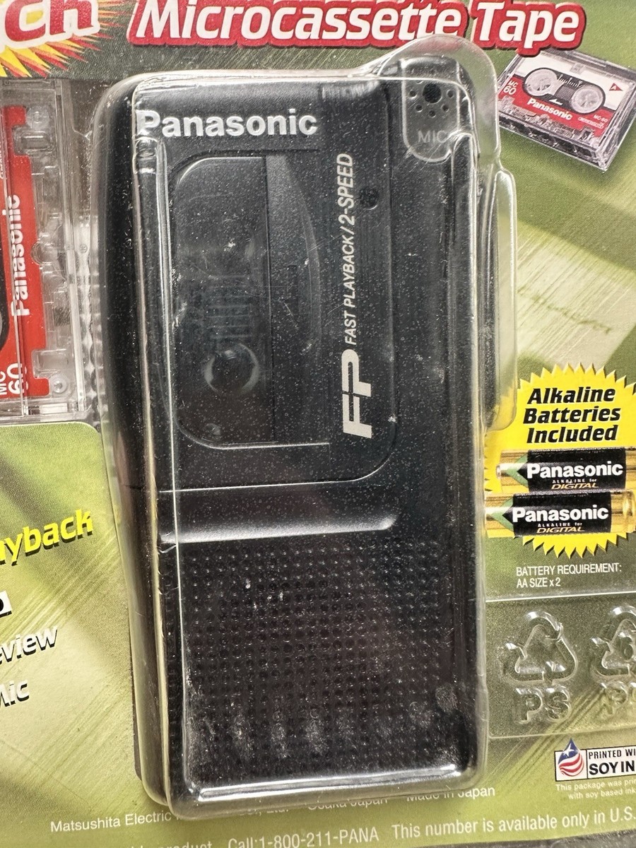 Panasonic RN-202 Handheld Cassette Voice Recorder for sale online