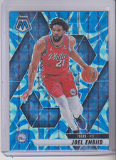 2024-25 Panini Mosaic Joel Embiid Reactive Blue Prizm #152 Philadelphia 76ers