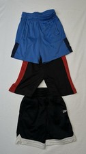 Boys Athletic Shorts Lot 3 Pairs Marvel All In Motion Pro Player Size 5-7